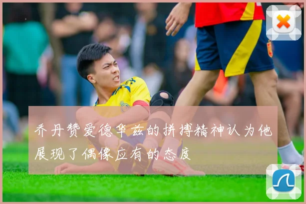 乔丹赞爱德华兹的拼搏精神认为他展现了偶像应有的态度